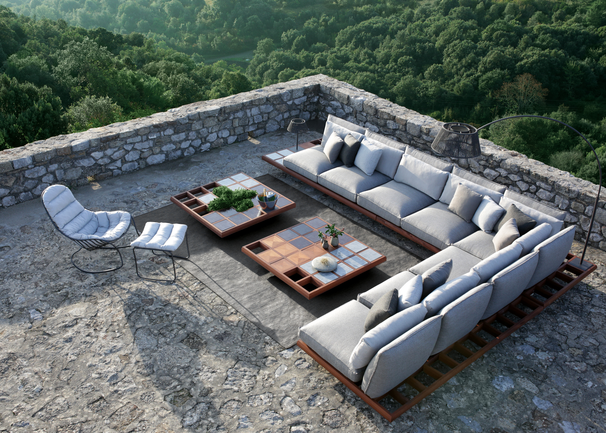 Designer Exclusive Belt Lounge Chair - Italian Designer & Luxury Outdoor  Furniture at Cassoni